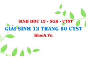 Giải Sinh 12 trang 50 Chân trời Sáng tạo